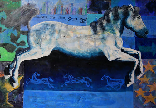 Galope Celeste von Yovanny Saracual, Malerei kaufen auf Singulart