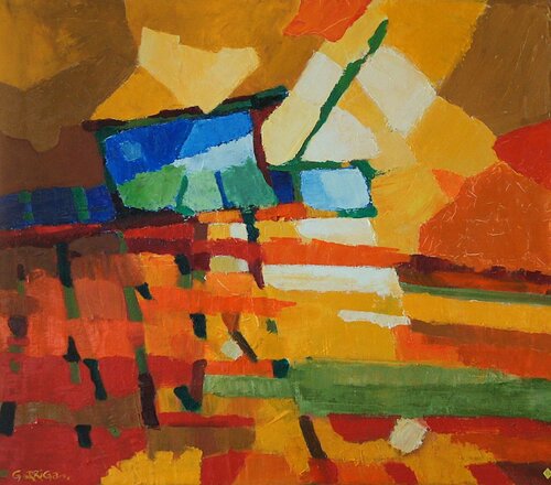 Face à la mer van Joel Garriga, Schilderij te koop op Singulart