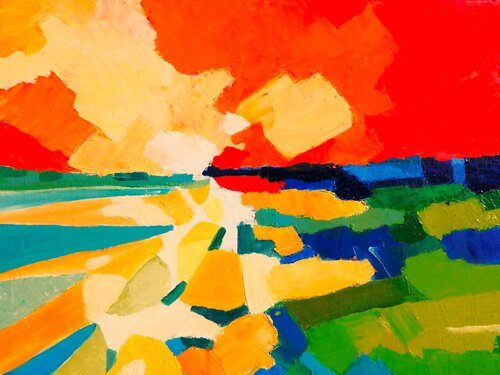 Jour sur Préfailles by Joel Garriga, Painting for Sale on Singulart
