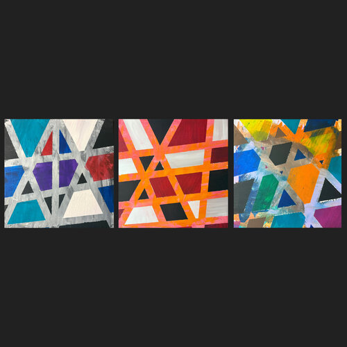 Problem Triptych von Özge Uzun, Malerei kaufen auf Singulart