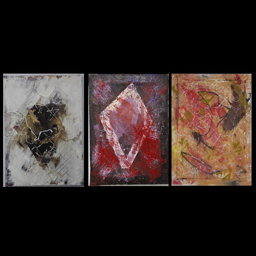 Deus Triptych van Özge Uzun, Schilderij te koop op Singulart