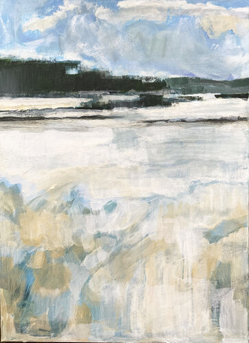 Snowfield 1 von Martin Scharf, Malerei kaufen auf Singulart