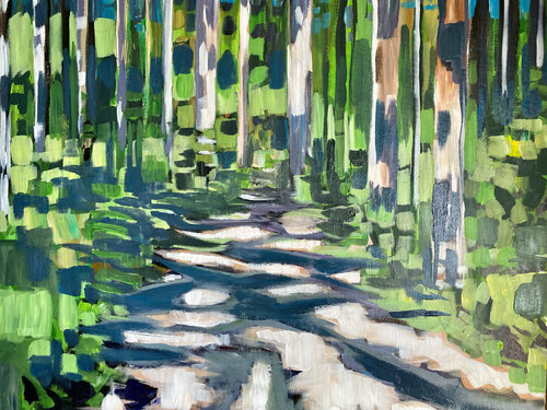 Wood and Sun von Martin Scharf, Malerei kaufen auf Singulart