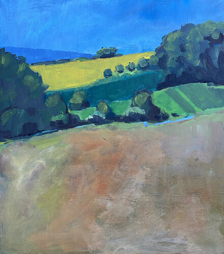 Bavarian Fields von Martin Scharf, Malerei kaufen auf Singulart