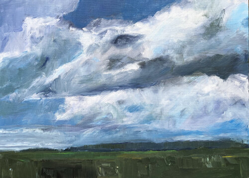 Wuthering Clouds de Martin Scharf, Pintura a la venta en Singulart