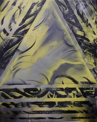 Acid Triangle von Vlad Onex, Malerei kaufen auf Singulart