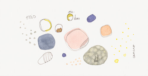 Mis piedras del camino by Mónica Grande, Painting for Sale on Singulart