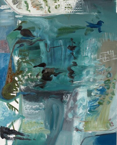 Ducks in the Lake de Robert Salmieri, Pintura a la venta en Singulart