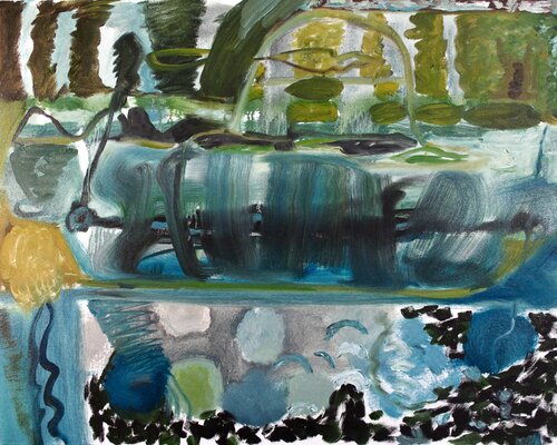 Reflections in the Lake by Robert Salmieri, Painting for Sale on Singulart