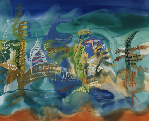 Landscape par Robert Salmieri, Peinture en vente sur Singulart
