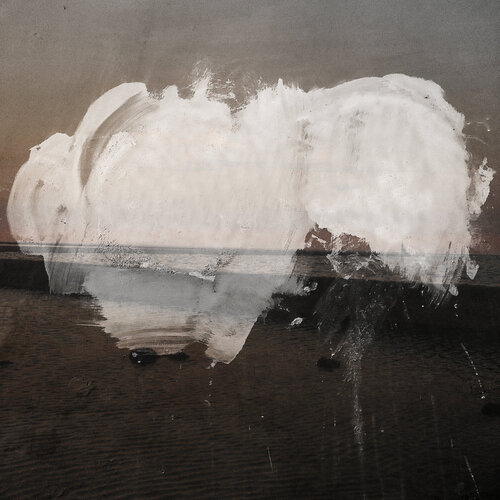 Una montaña que nace sobre el mar by Leo De la O, Painting for Sale on Singulart