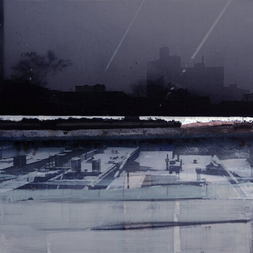 Noche a noche, me deja en un lugar del mundo by Leo De la O, Painting for Sale on Singulart