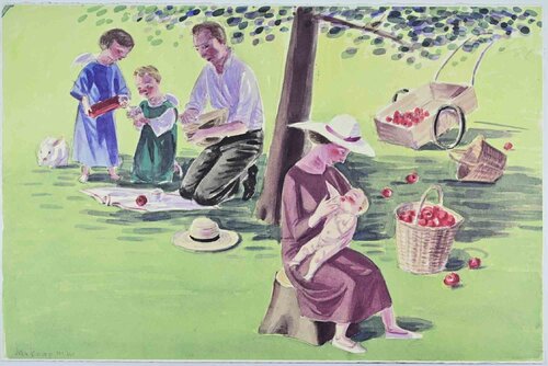In the Countryside von Jan Knap, Druck kaufen auf Singulart