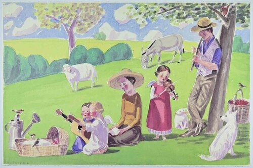 In the Countryside von Jan Knap, Druck kaufen auf Singulart