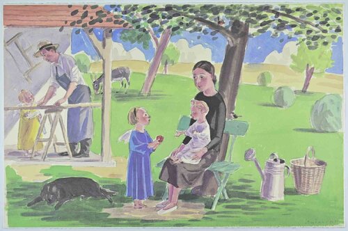 In the Countryside von Jan Knap, Druck kaufen auf Singulart