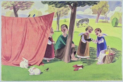 In the Countryside von Jan Knap, Druck kaufen auf Singulart