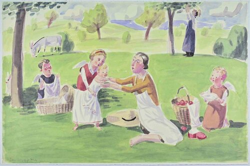 In the Countryside von Jan Knap, Druck kaufen auf Singulart