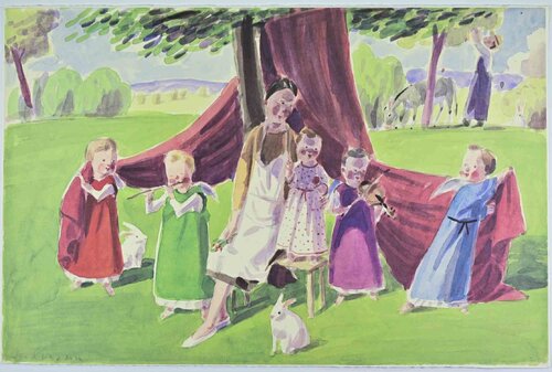 In the Countryside von Jan Knap, Druck kaufen auf Singulart