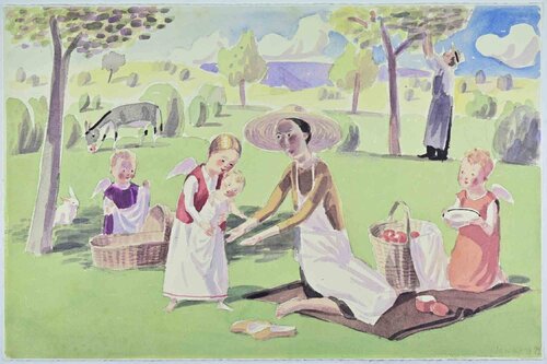 In the Countrysid von Jan Knap, Druck kaufen auf Singulart