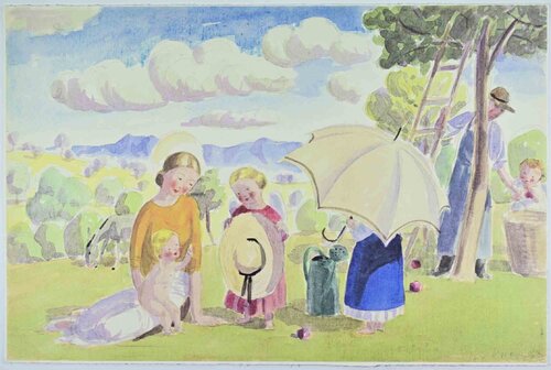 In the Countryside von Jan Knap, Druck kaufen auf Singulart