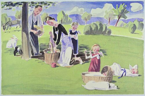 In the Countryside von Jan Knap, Druck kaufen auf Singulart
