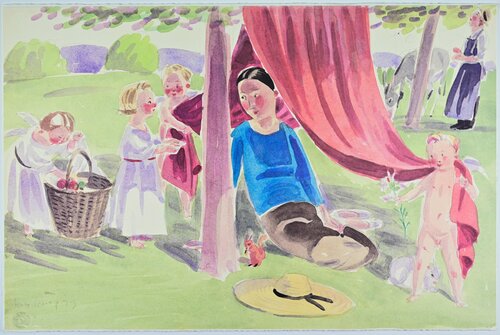 In the Countryside von Jan Knap, Druck kaufen auf Singulart