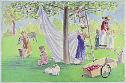In the Countryside von Jan Knap, Druck kaufen auf Singulart