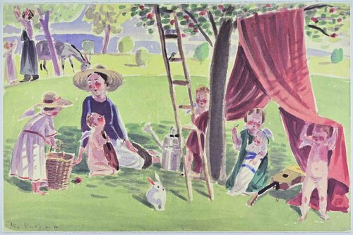 In the Countryside von Jan Knap, Druck kaufen auf Singulart