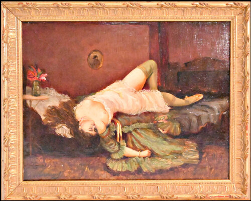 "After the masquerade" de Alexander Nikanorovich Novoskoltsev, Pintura a la venta en Singulart