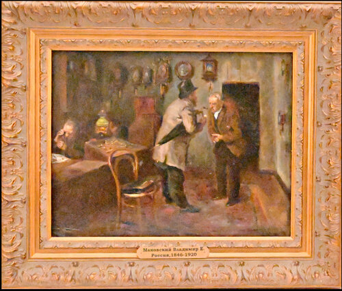 "The pawn shop" di Vladimir Egorovich Makovsky, Pittura in vendita su Singulart