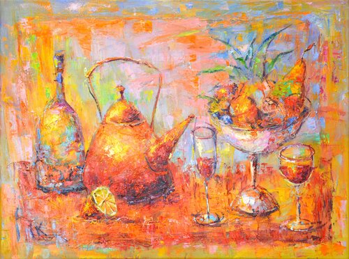 Fruit still life. di Iryna Kastsova, Pittura in vendita su Singulart
