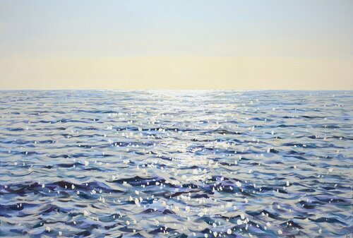 The magical light of the ocean. par Iryna Kastsova, Peinture en vente sur Singulart