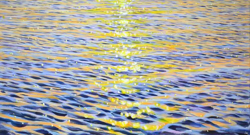 Magic light on the water. par Iryna Kastsova, Peinture en vente sur Singulart