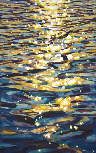 Evening sparks. par Iryna Kastsova, Peinture en vente sur Singulart