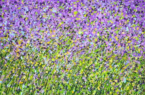 Flower field. Purple. Iryna Kastsova