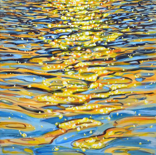 Reflection on the water. di Iryna Kastsova, Pittura in vendita su Singulart
