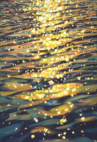 Waltz of glare on the water. par Iryna Kastsova, Peinture en vente sur Singulart