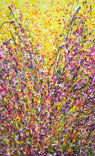 Pink extravaganza. di Iryna Kastsova, Pittura in vendita su Singulart