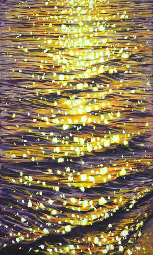 Evening light. Ocean. par Iryna Kastsova, Peinture en vente sur Singulart