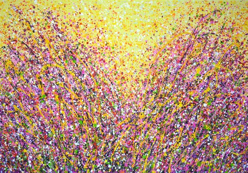 Pink extravaganza 2. par Iryna Kastsova, Peinture en vente sur Singulart