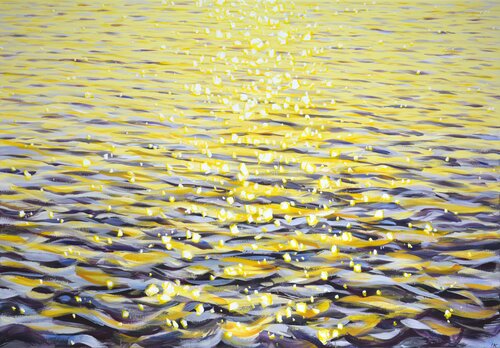 Glare on the water 35. von Iryna Kastsova, Malerei kaufen auf Singulart