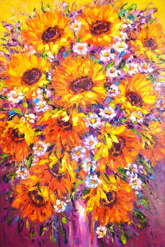 Sunny melody. von Iryna Kastsova, Malerei kaufen auf Singulart