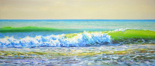 Affectionate waves. di Iryna Kastsova, Pittura in vendita su Singulart