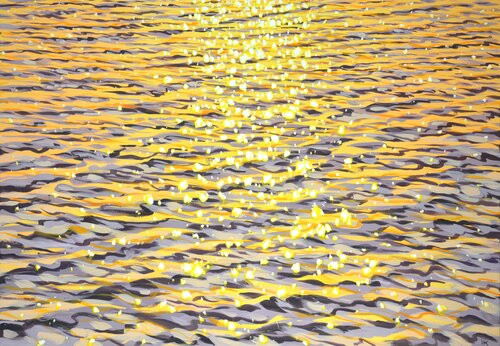 Light. Amber evening. von Iryna Kastsova, Malerei kaufen auf Singulart