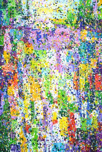 Abstraction. Botanical garden. di Iryna Kastsova, Pittura in vendita su Singulart