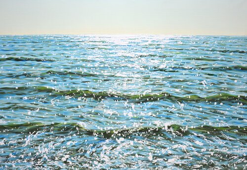 Light on the water 9. van Iryna Kastsova, Schilderij te koop op Singulart