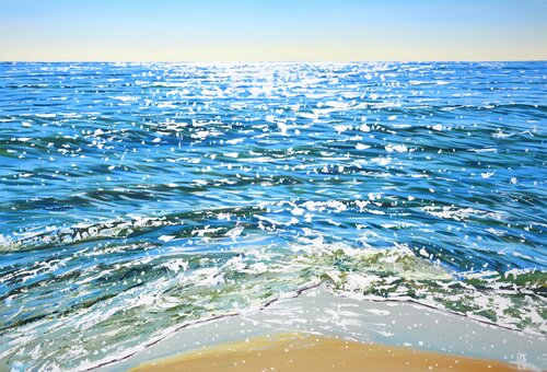 Seascape. Glare. van Iryna Kastsova, Schilderij te koop op Singulart