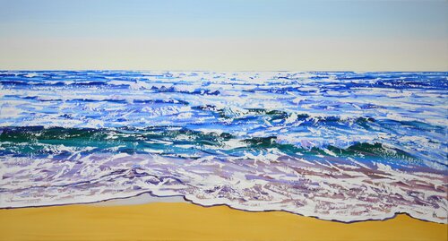 Seascape. Summer. by Iryna Kastsova, 회화 for Sale on Singulart