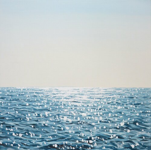 Ocean. Serenity. di Iryna Kastsova, Pittura in vendita su Singulart