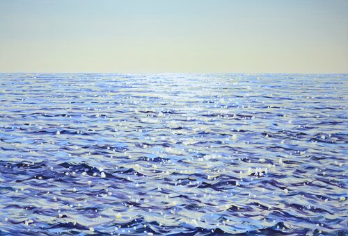 Sea. Serenity. par Iryna Kastsova, Peinture en vente sur Singulart
